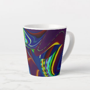 Die Magie des Sommers , Abstrakte 3D-Kunst Milchtasse