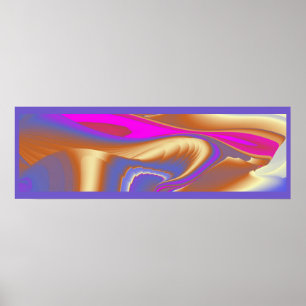 Die Magie des Sommers , Abstrakte 3D-Kunst Poster