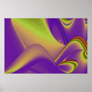 Die Magie des Sommers , Abstrakte 3D-Kunst Poster