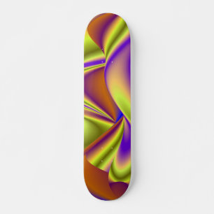 Die Magie des Sommers , Abstrakte 3D-Kunst Skateboard