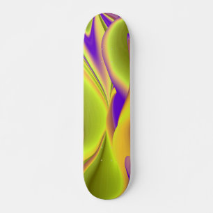 Die Magie des Sommers , Abstrakte 3D-Kunst Skateboard