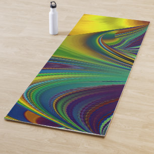 Die Magie des Sommers , Abstrakte 3D-Kunst Yogamatte