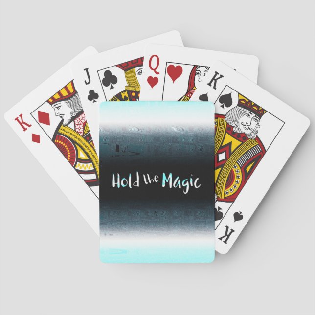 Die Magie halten Spielkarten (Rückseite)