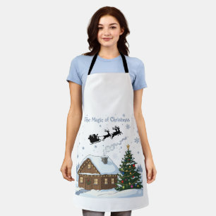 Die Magie von Weihnachten Santas Schlitten & Coz Schürze