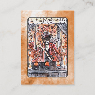 Die Magier-Tarot-Karte Visitenkarte