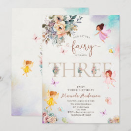 Die magische Blumenfrau-Prinzessin dreht drei Woch Einladung