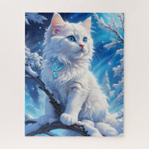 Die magische Feline des Winters: