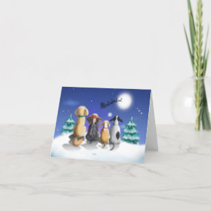 Die magische Nacht, Weihnachts-Weihnachtskarte von Dankeskarte