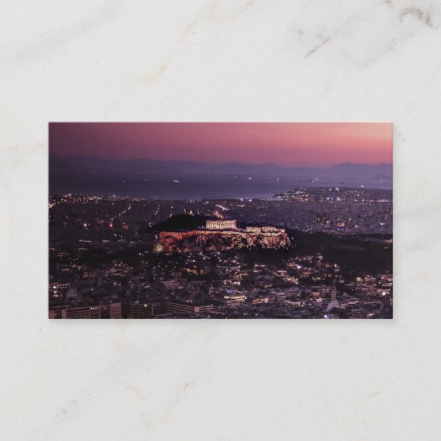 DIE MAGISCHEN ATHEN VISITENKARTE (Vorderseite)