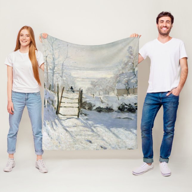 Die Magpie, Monet Fleecedecke (Beispiel)