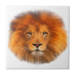 Die Mähne des Löwes Fliese