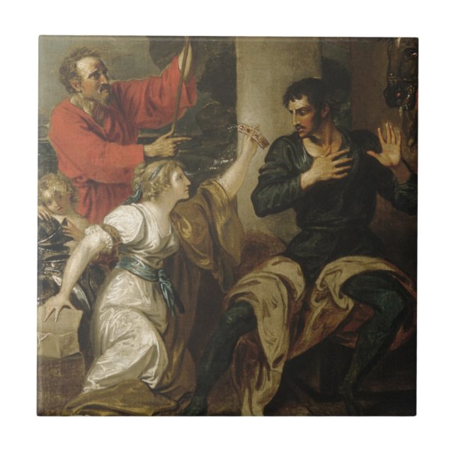 Die Maid und das Orlando Fliese (Vorderseite)