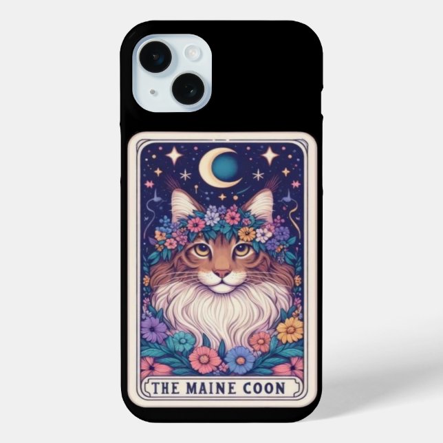 Die Maine Coon Tarot Card Collection Case-Mate iPhone Hülle (Rückseite)