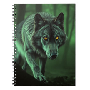 "Die Majestät der Wildnis: Die Alpha im Wald" Notizblock