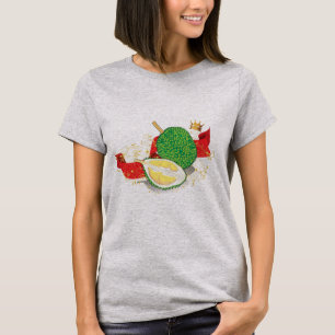 Die majestätische Durian King Frucht T-Shirt