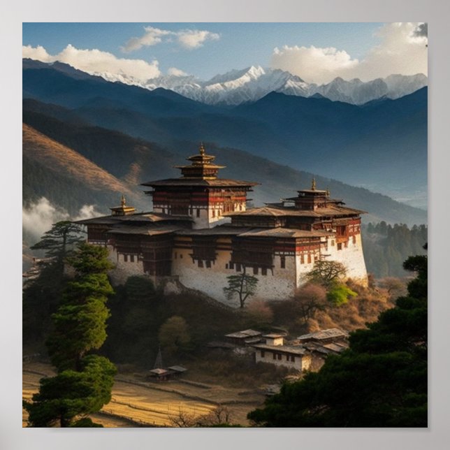 Die majestätische Festung Poster (Vorne)