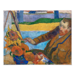 Die Malerin der Sonnenblumen   Paul Gauguin   Fotodruck