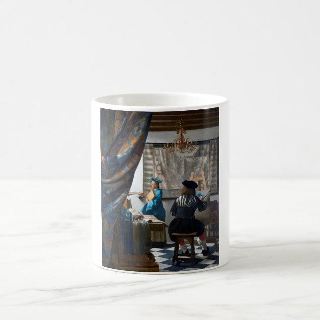Die Malkunst Johannes Vermeer, 1666-1667 Kaffeetasse (Mittel)