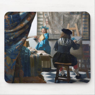 Die Malkunst Johannes Vermeer, 1666-1667 Mousepad
