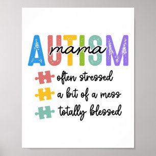 Die Mama der Autismus-Mama-Definition wird oft etw Poster
