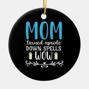 Die Mama der Mutter drehte sich um den Kopf Keramik Ornament