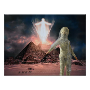 Die Mama entkommt aus Ägypten. Halloween Poster