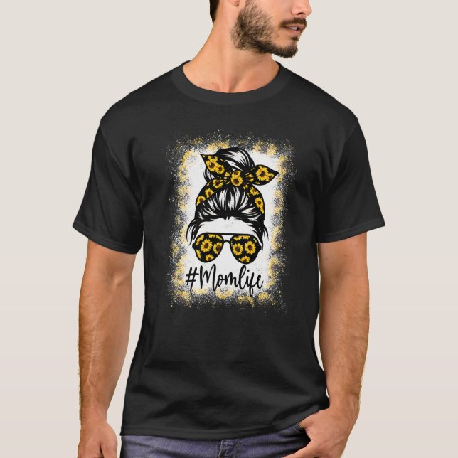 Die Mama ist blass, Mama Leben Sonnenblumen Gesell T-Shirt (Vorderseite)