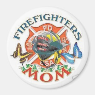 Die Mama-Magnet des Feuerwehrmanns Magnet