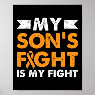Die Mama meines Sohnes gegen Leukämie Beat Cancer Poster