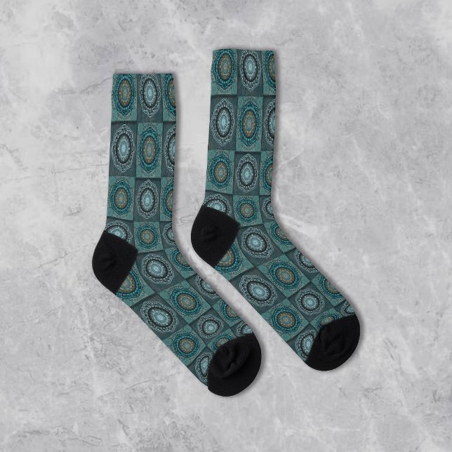 Die Mandala der gyrate psychedelic auges Socken (Von Creator hochgeladen)