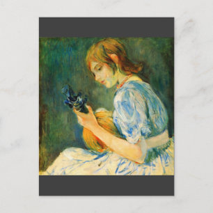 Die Mandoline von Berthe Morisot Postkarte