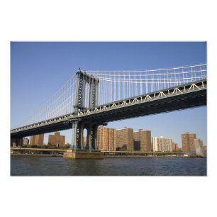 Die Manhattan Bridge über den East River 2 Fotodruck