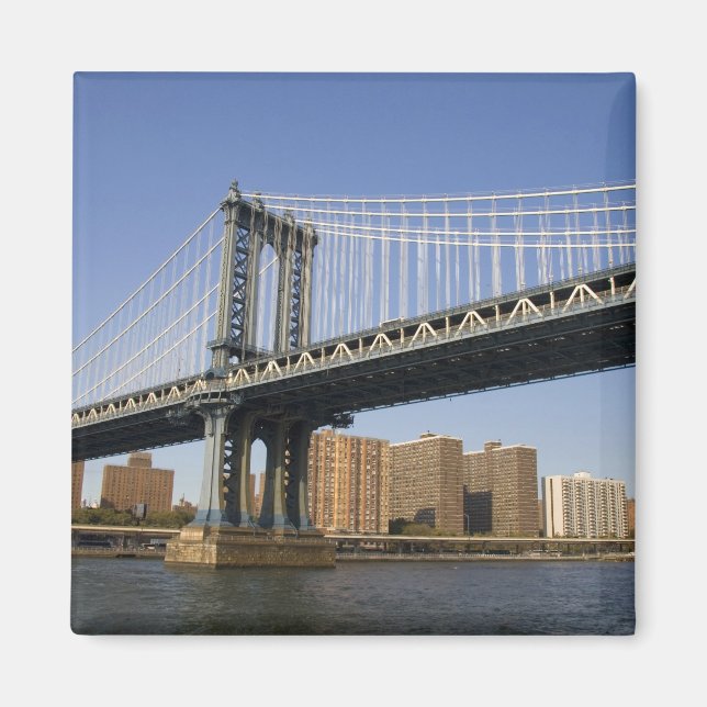 Die Manhattan Bridge über den East River 2 Magnet (Vorne)