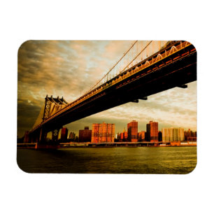 Die Manhattan-Brückenansicht von Brooklyn-Seite Magnet