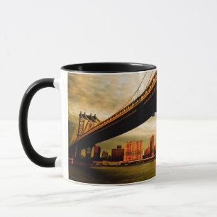 Die Manhattan-Brückenansicht von Brooklyn-Seite Tasse