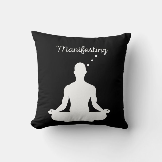 Die Manifestation der Meditation Visuell für posit Kissen (Vorderseite)
