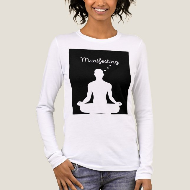 Die Manifestation der Meditation Visuell für posit Tri-Blend Shirt (Vorderseite)