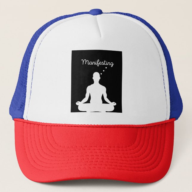 Die Manifestation der Meditation Visuell für posit Truckerkappe (Vorderseite)