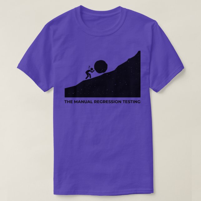 Die manuelle Regressionsprüfung T-Shirt (Design vorne)