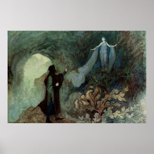 Die Märchen, die dem Prinzen erscheinen Poster (Vorne)