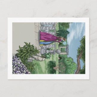 Die Märchen im Garten Postkarte