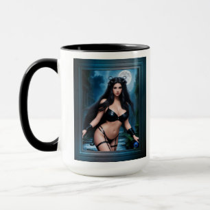 Die märchenhafte Göttin der alten Ruinen der Keime Tasse