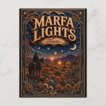 Die Marfa-Lichter Texas Popcut Legends