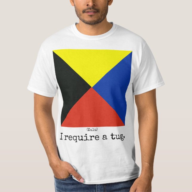 Die Marine kennzeichnet Shirt (Zulu), Mann (Vorderseite)