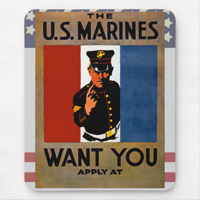 Die Marines wollen dich Mousepad (Vorne)