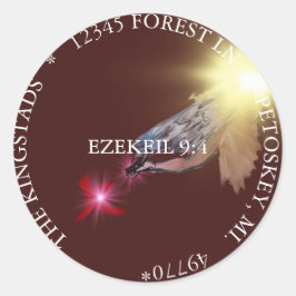 DIE MARK-SKRIPTTUR RUNDER AUFKLEBER