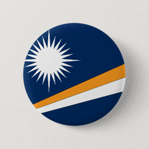 Die Marshallinseln-Flagge Button
