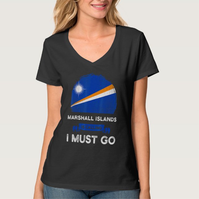 Die Marshallinseln fordern, dass ich Marschallese  T-Shirt (Vorderseite)