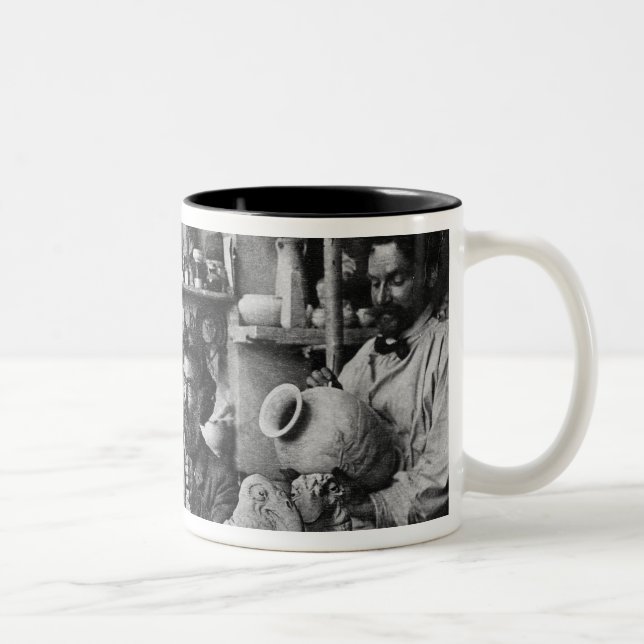 Die Martin-Brüder Zweifarbige Tasse (Rechts)