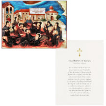 Die Märtyrer der Kantara-Orthodoxen Gebetskarte
